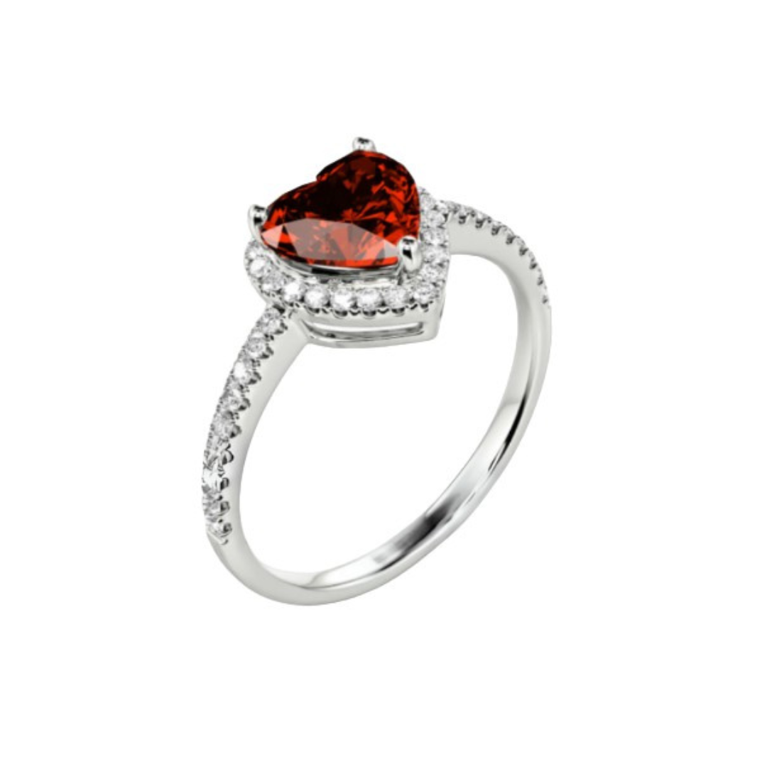 Lovers Loop Ruby Ring