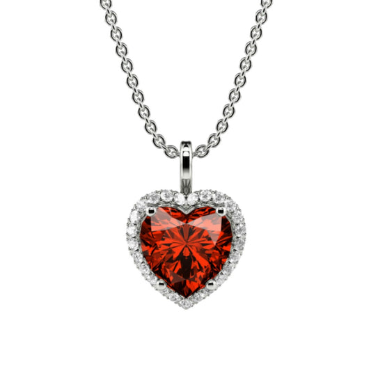 Enchanted Love Ruby Necklace